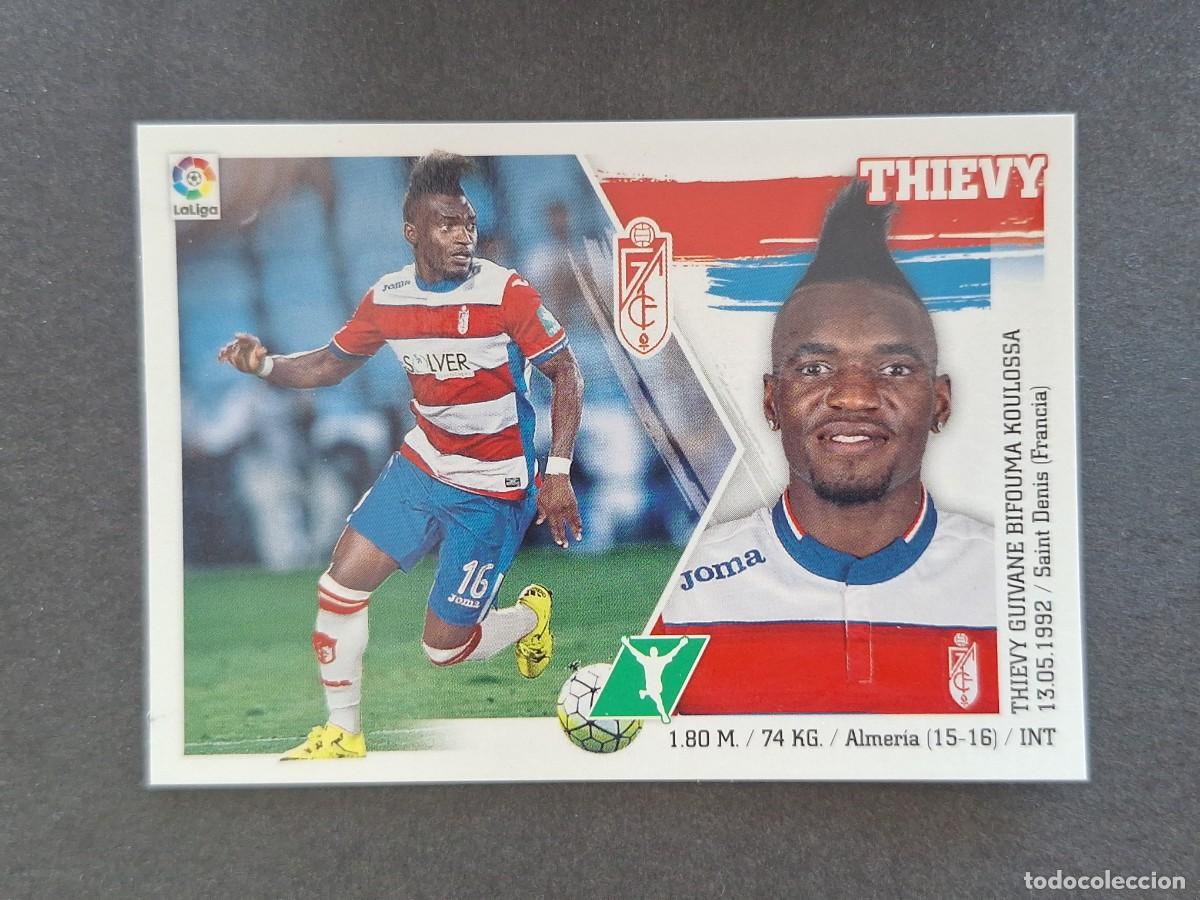 Cromos de f&uacute;tbol: L3 THIEVY GRANADA C. F. COLOCA LIGA ESTE 2015 2016 15 16 NUNCA PEGADO SIN PEGAR
