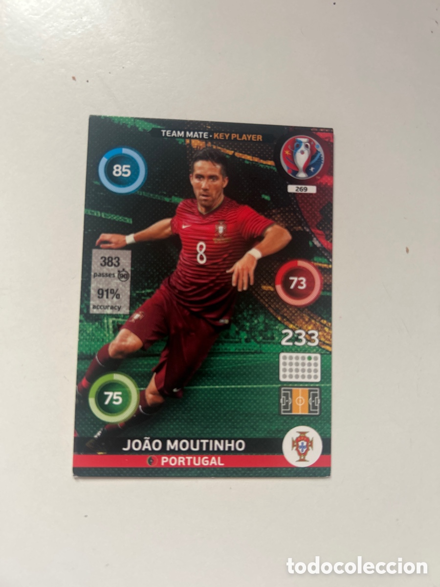Cromos de f&uacute;tbol: Jo&atilde;o Moutinho EURO2016 (269)