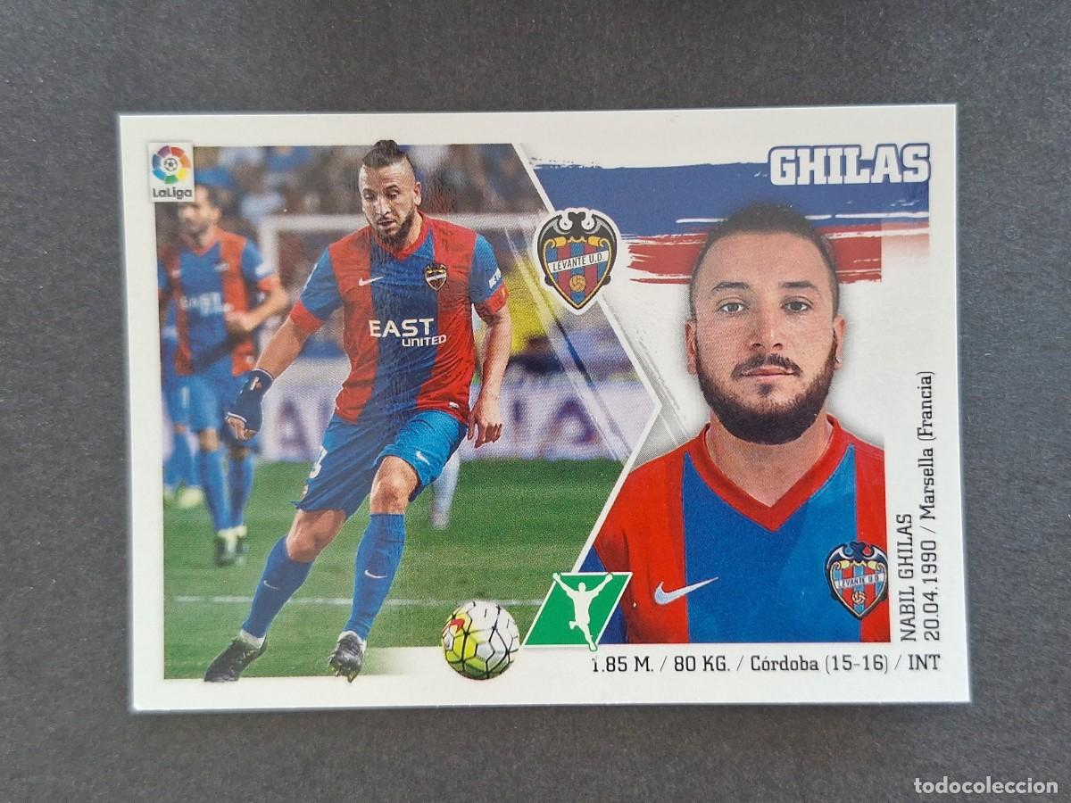 Cromos de f&uacute;tbol: L3 GHILAS LEVANTE U. D. COLOCA LIGA ESTE 2015 2016 15 16 NUNCA PEGADO SIN PEGAR