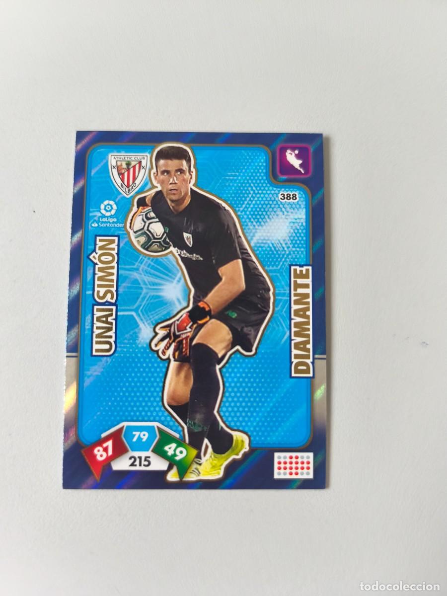 Cromos de f&uacute;tbol: ADRENALYN XL 19 20 ATHLETIC CLUB UNAI SIMON DIAMANTE 388 CJA1