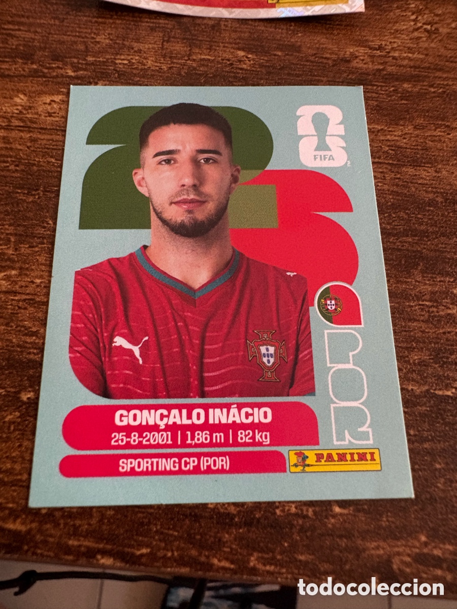 Cromos de f&uacute;tbol: POR 8 POR8 GONCALO INACIO PORTUGAL ⚽ PANINI FIFA MUNDIAL WORLD CUP 26 2026 STICKER ⚽