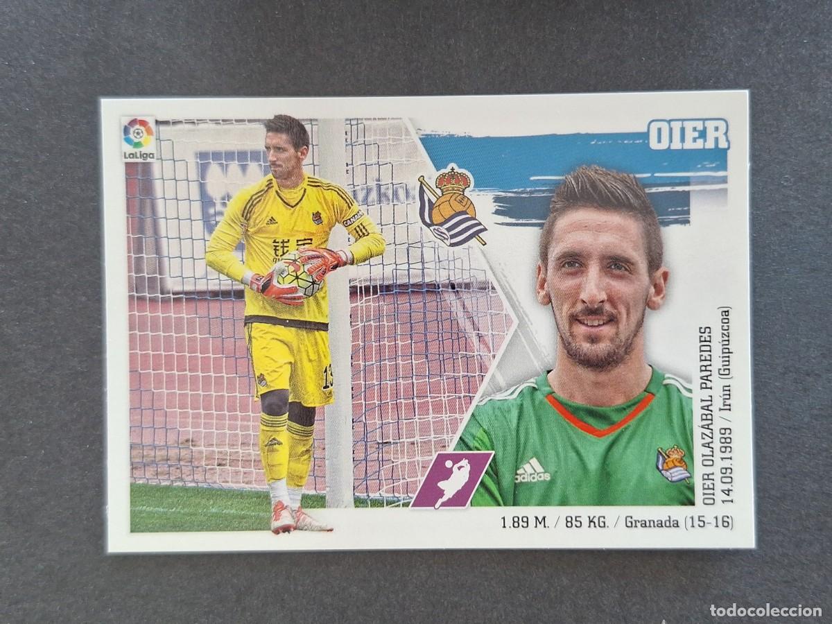 Cartes &agrave; collectionner de Football: L3 OIER REAL SOCIEDAD COLOCA LIGA ESTE 2015 2016 15 16 NUNCA PEGADO SIN PEGAR