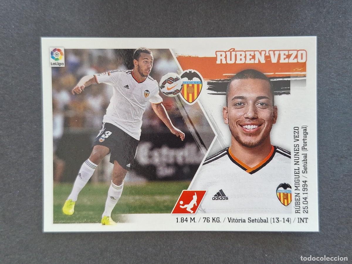 Cartes &agrave; collectionner de Football: L3 RUBEN VEZO VALENCIA C. F. COLOCA LIGA ESTE 2015 2016 15 16 NUNCA PEGADO SIN PEGAR