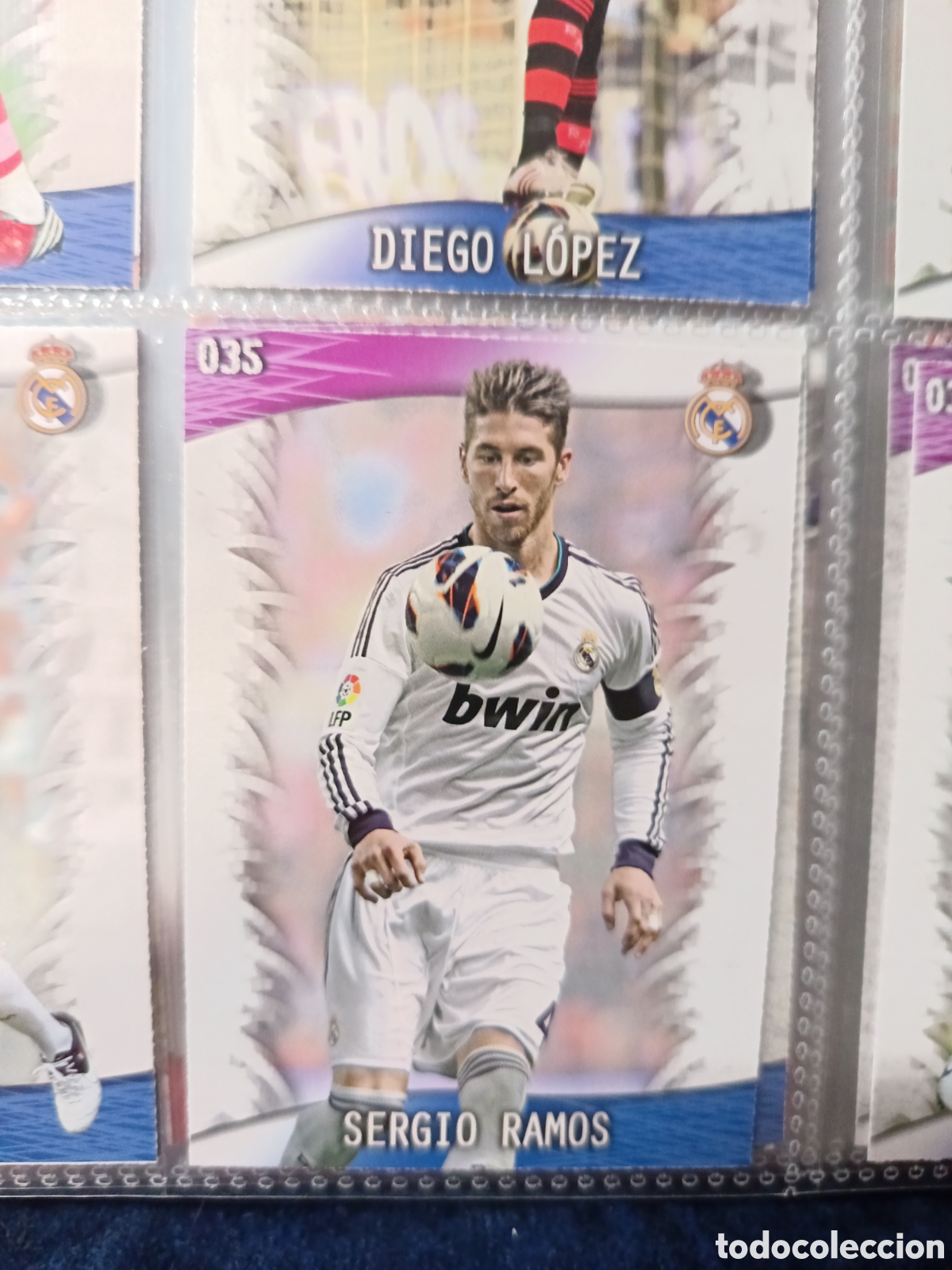 Cartes &agrave; collectionner de Football: 35 Ramos mundicromo Quiz Game 13/14