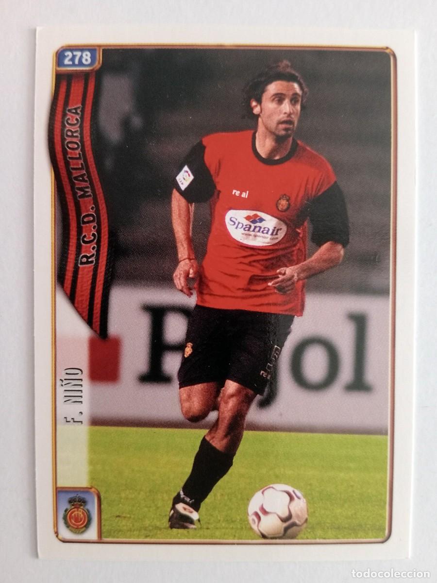 Cromos de f&uacute;tbol: CROMO FUTBOL R.C.D. MALLORCA MUNDI CROMO 2004-2005: FERNANDO NI&Ntilde;O