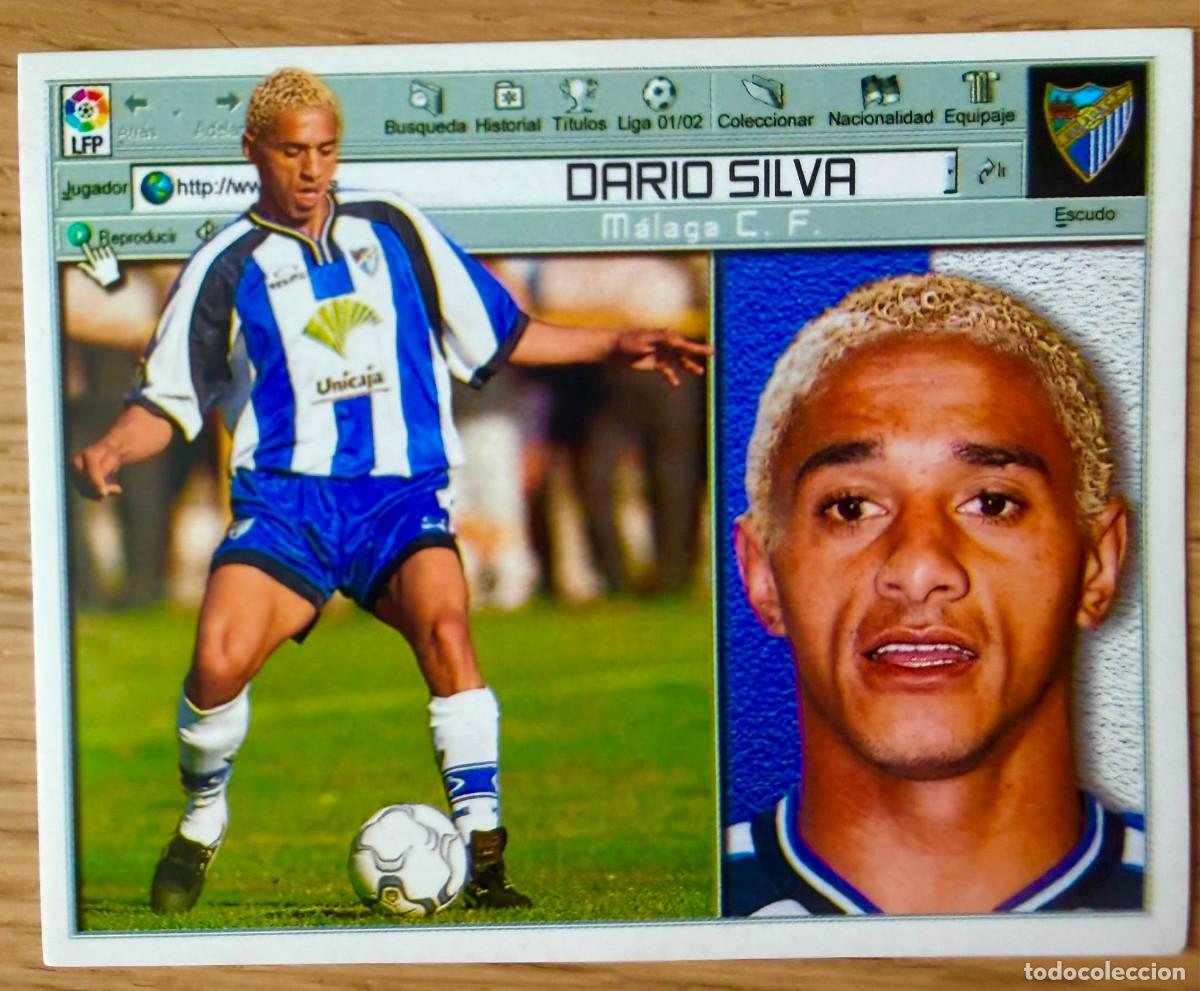 Cromos de f&uacute;tbol: DARIO SILVA MALAGA 01 02 2001 2002 LIGA EDICIONES ESTE SIN PEGAR STICKER CROMOS