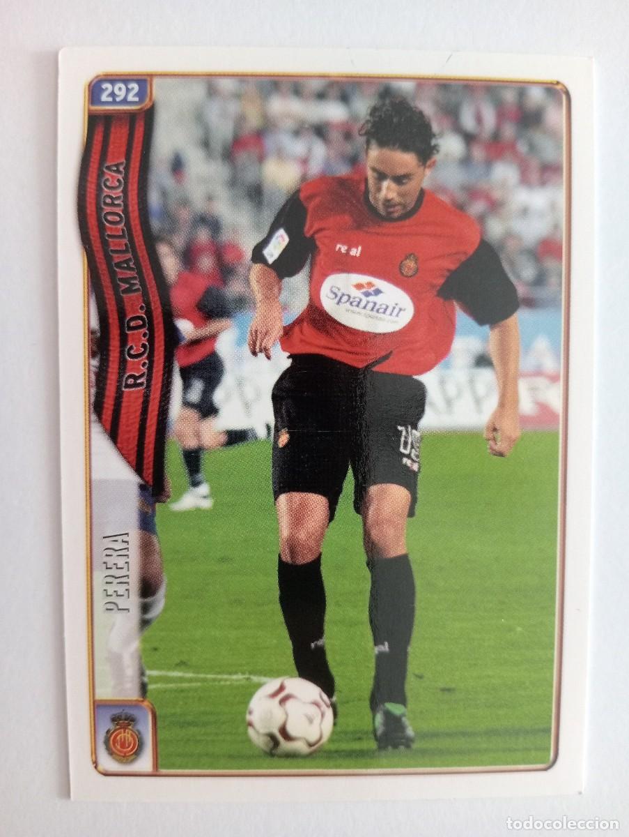 Cromos de f&uacute;tbol: CROMO FUTBOL R.C.D. MALLORCA MUNDI CROMO 2004-2005: PERERA