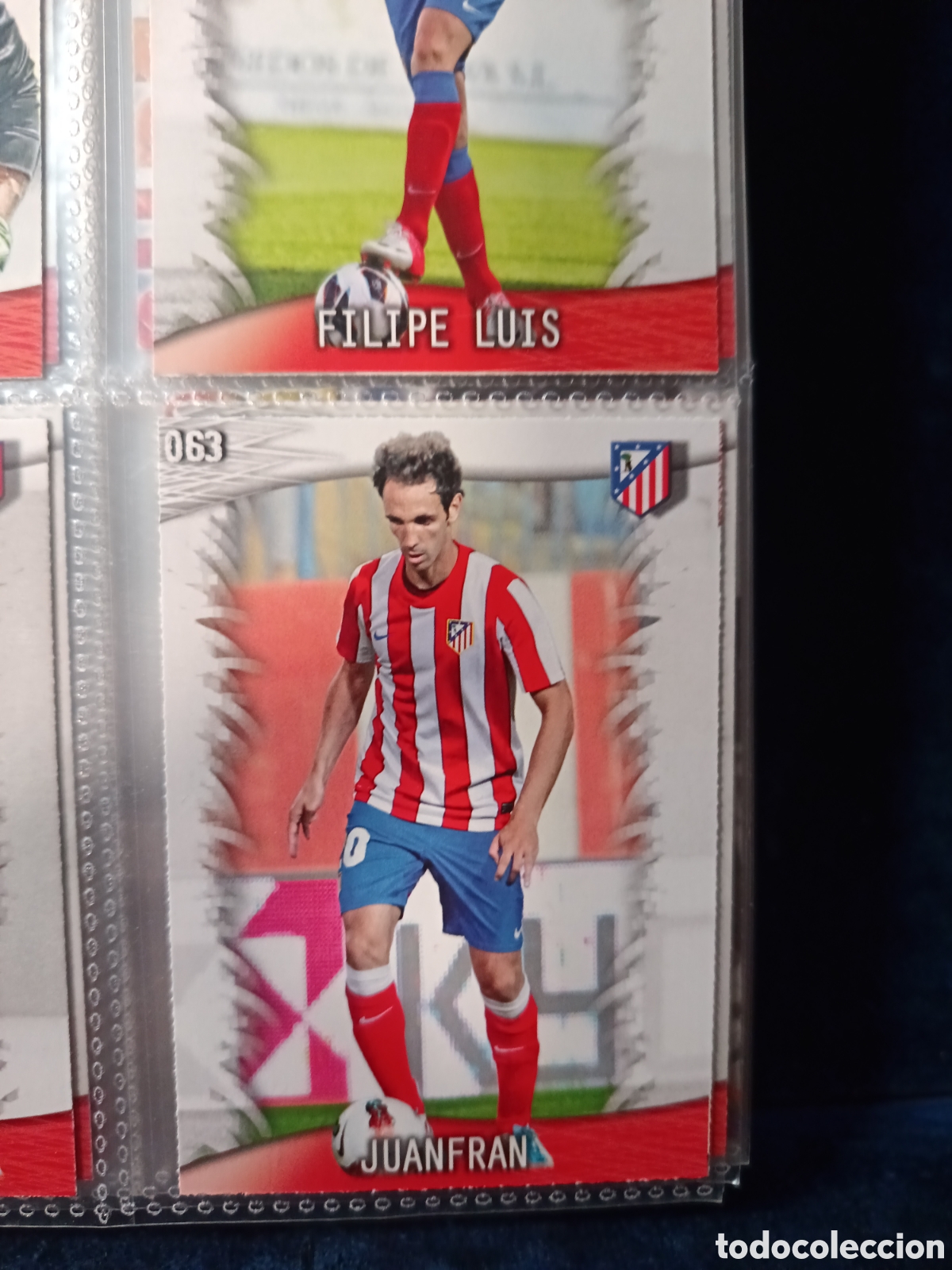 Cromos de f&uacute;tbol: 63 Juanfran mundicromo Quiz Game 13/14