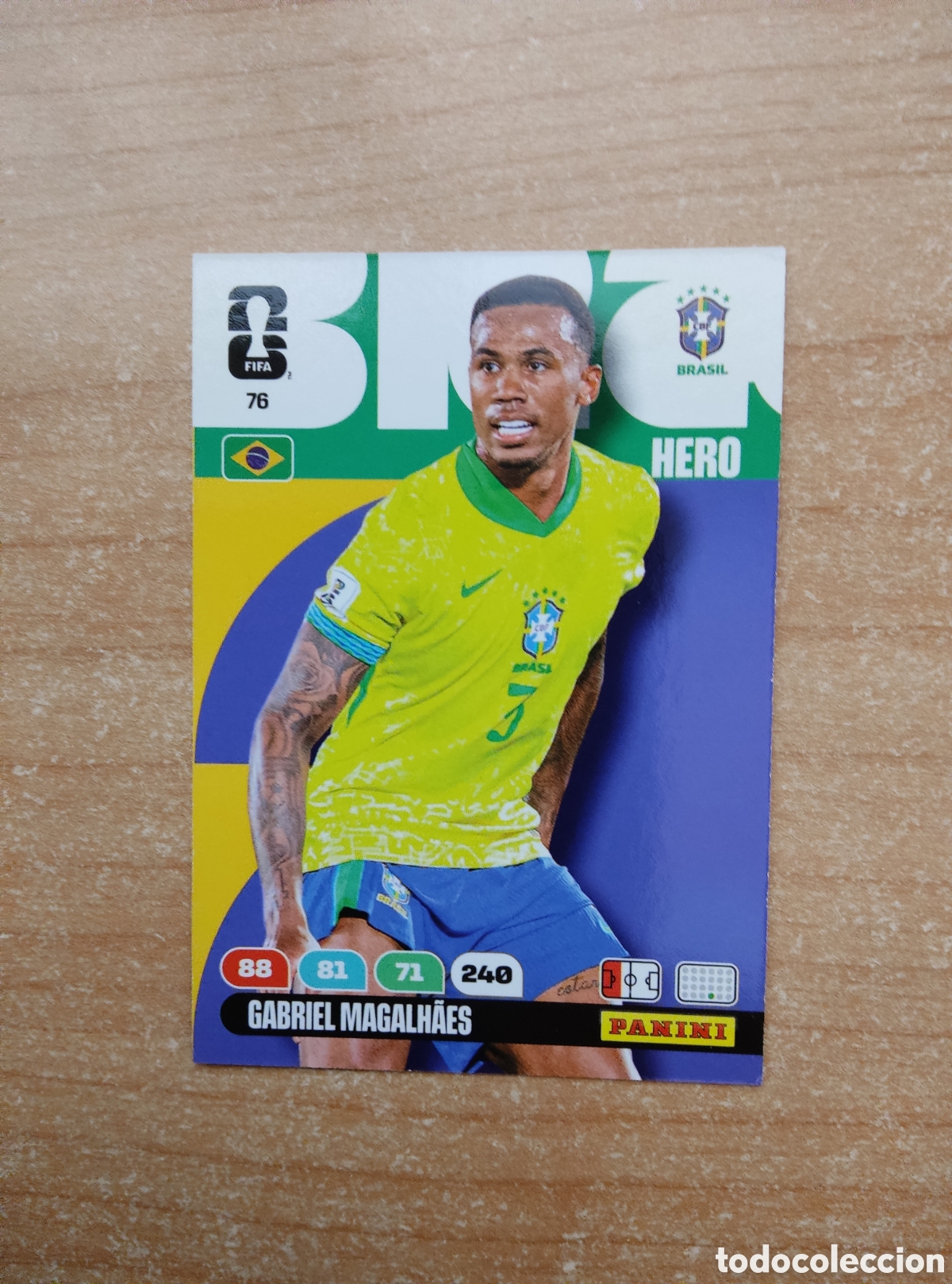 Cromos de f&uacute;tbol: 76 GABRIEL MAGALHAES BRASIL ADRENALYN XL MUNDIAL 2026