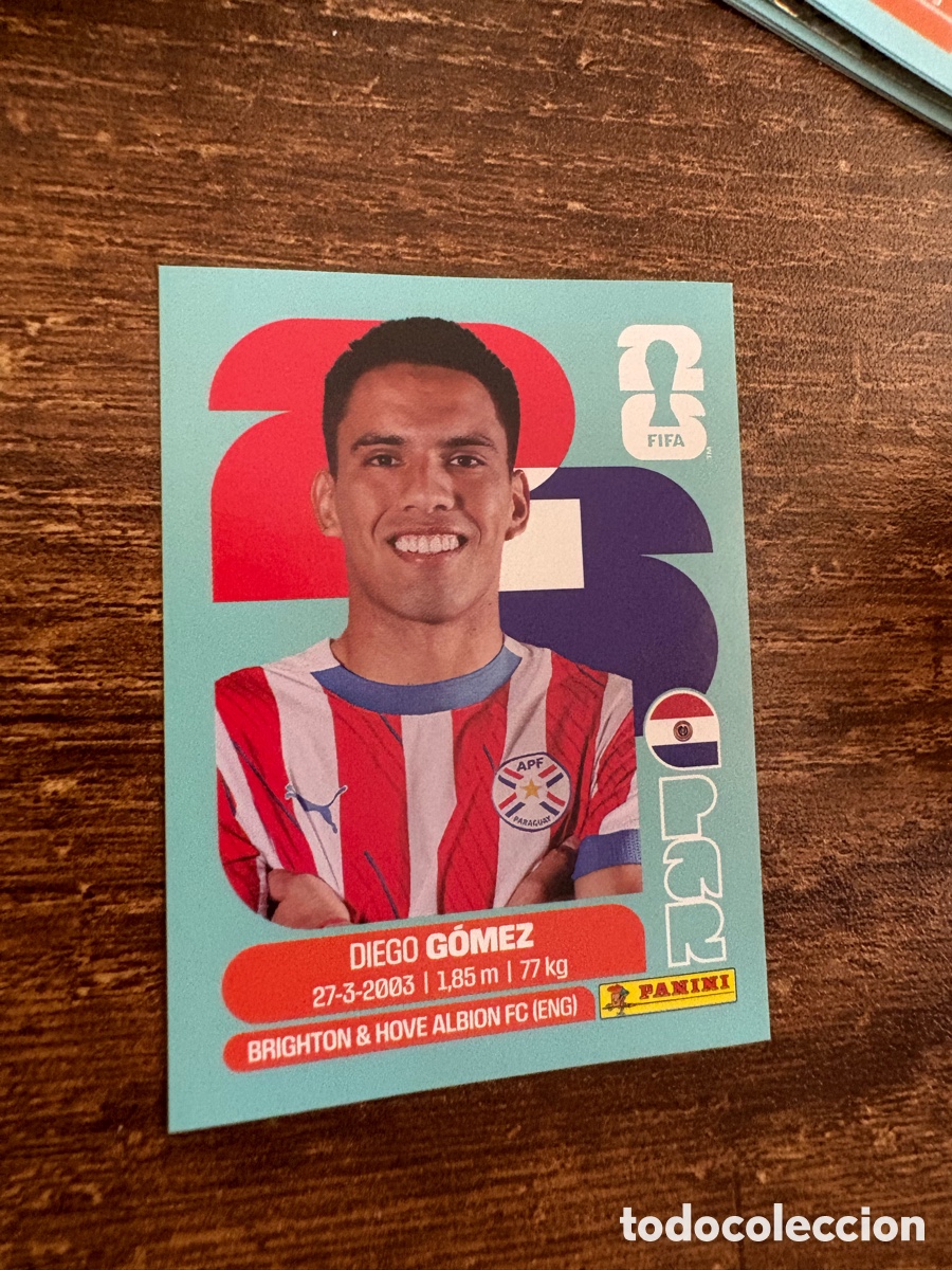 Cromos de f&uacute;tbol: CROMO PANINI MUNDIAL WORLD CUP 2026 - PAR10 PAR 10 - DIEGO G&Oacute;MEZ - PARAGUAY
