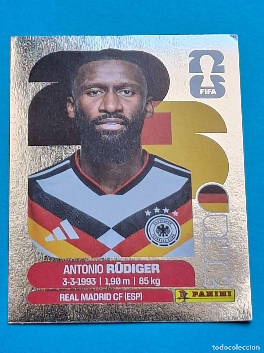 Cromos de f&uacute;tbol: SILVER Parallel #GER 6 ANTONIO R&Uuml;DIGER (Germany) - Panini FIFA World Cup 2026 Sticker