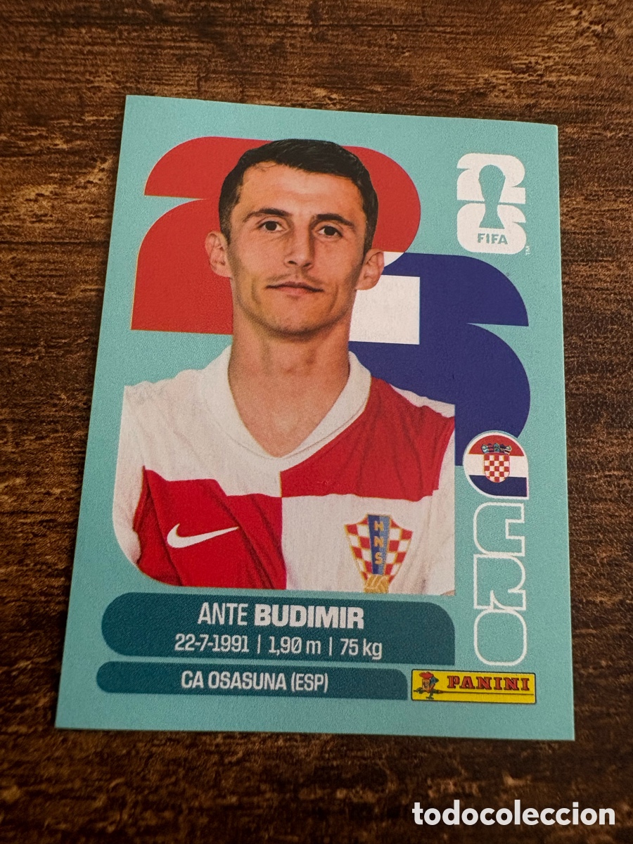 Cromos de Futebol: CRO 18 ANTE BUDIMIR CROACIA CROMOS ALBUM FIFA WORLD CUP MUNDIAL 2026 PANINI