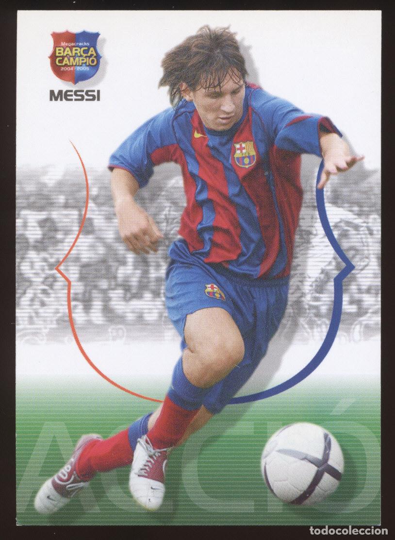 Cromos de f&uacute;tbol: #62. LIONEL MESSI (Rookie / Accio) - FC Barcelona 2004/2005 - Panini Liga Card/Cromo 04/05
