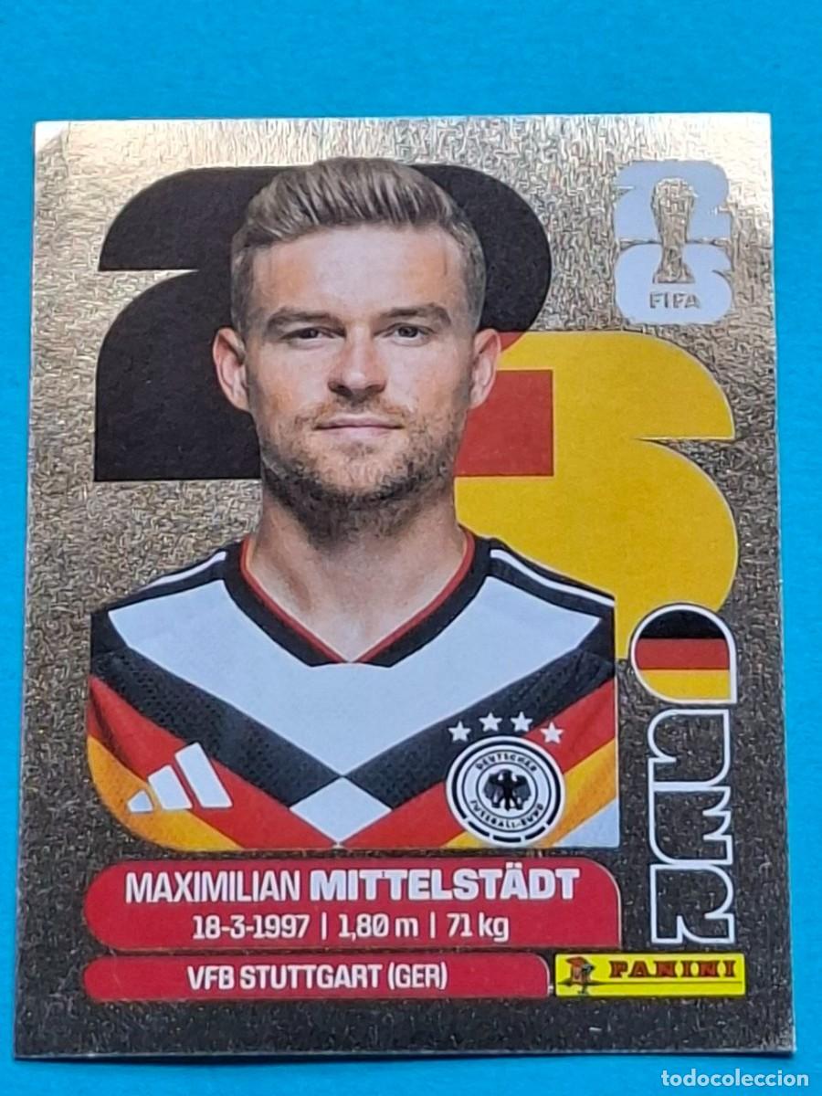 Cromos de f&uacute;tbol: SILVER Parallel #GER 9 MAXIMILIAN MITTELST&Auml;DT (Germany) - Panini FIFA World Cup 2026 Sticker