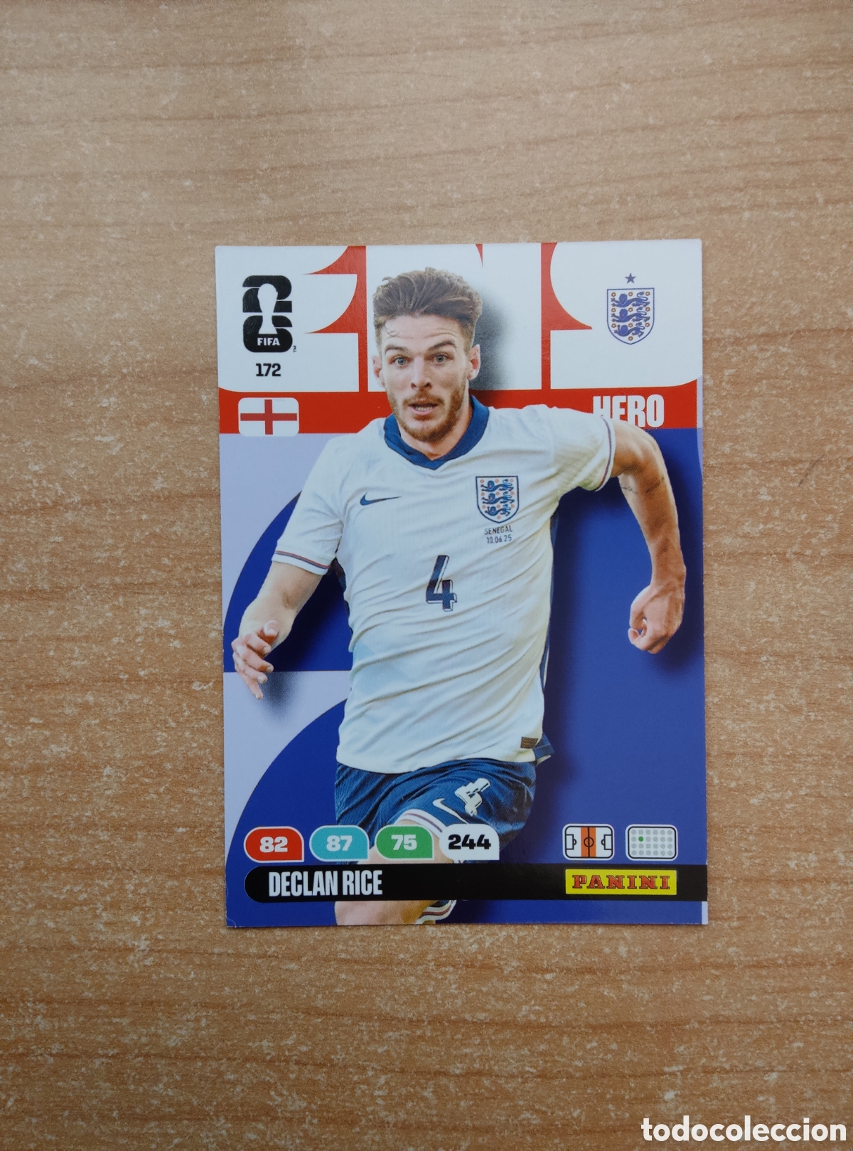 Cromos de f&uacute;tbol: 172 DECLAN RICE INGLATERRA ADRENALYN XL MUNDIAL 2026