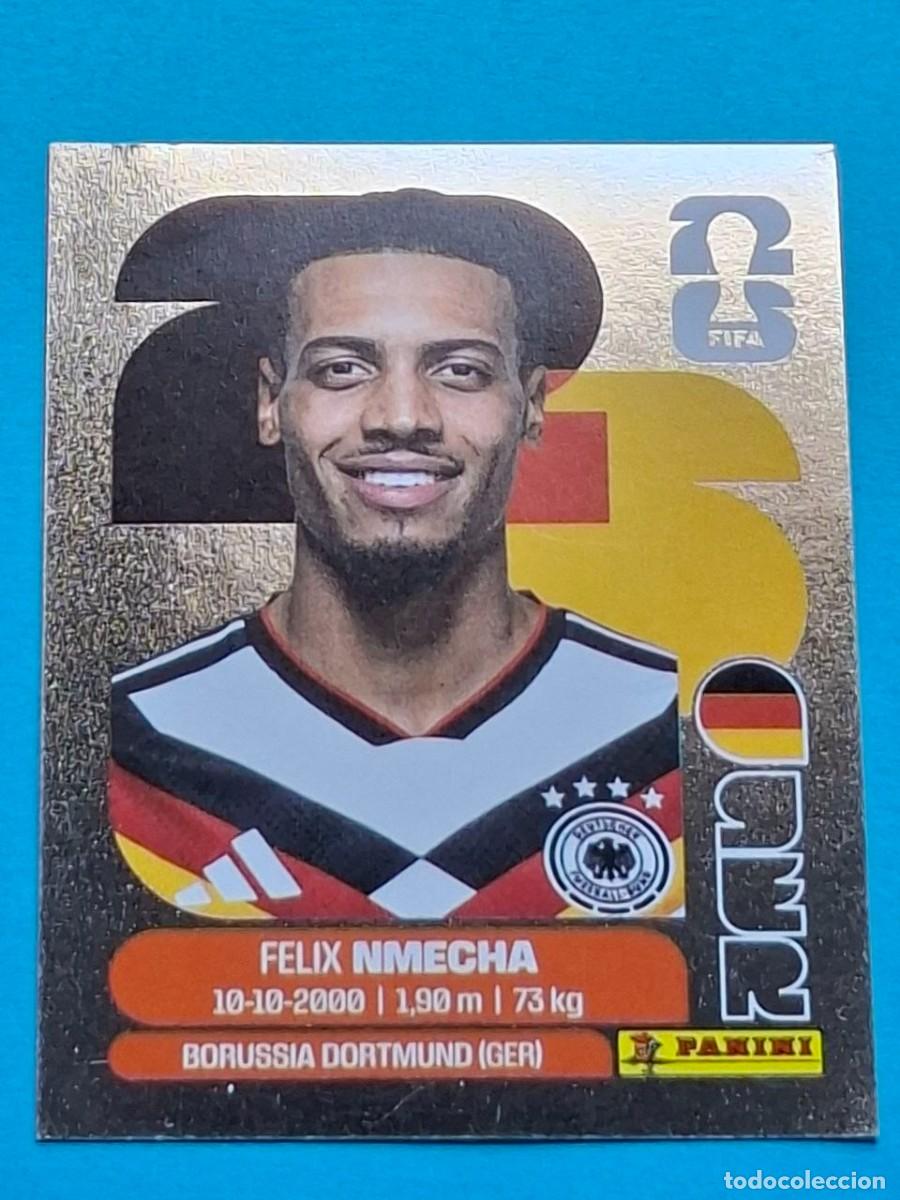 Cromos de f&uacute;tbol: SILVER Parallel #GER 12 FELIX NMECHA (Germany) - Panini FIFA World Cup 2026 Sticker