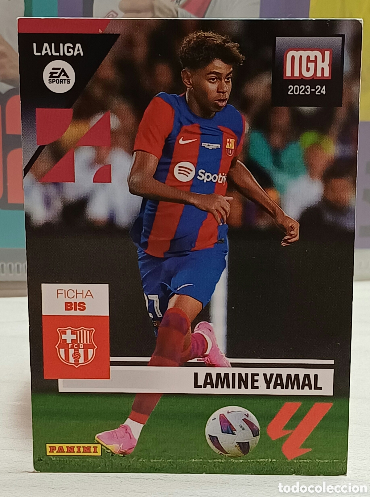 Cromos de f&uacute;tbol: Lamine Yamal 108 Bis MGK 2023/24