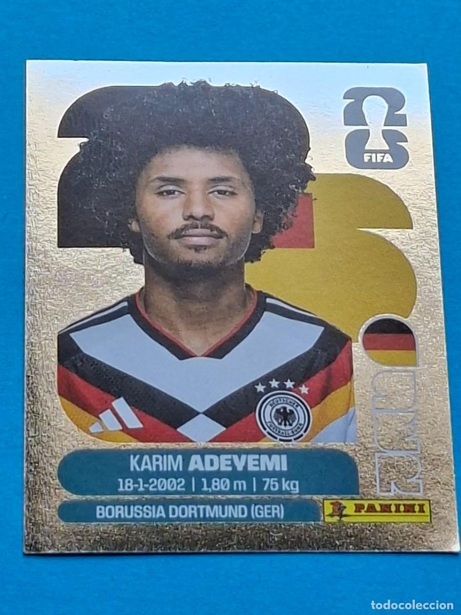 Cromos de f&uacute;tbol: SILVER Parallel #GER 19 KARIM ADEYEMI (Germany) - Panini FIFA World Cup 2026 Sticker