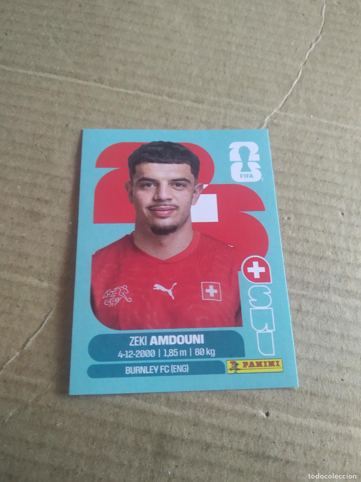 Cromos de f&uacute;tbol: SUI 20 ZEKI AMDOUNI SUIZA CROMO FUTBOL PANINI MUNDIAL 2026 WORLD CUP COPA DEL MUNDO