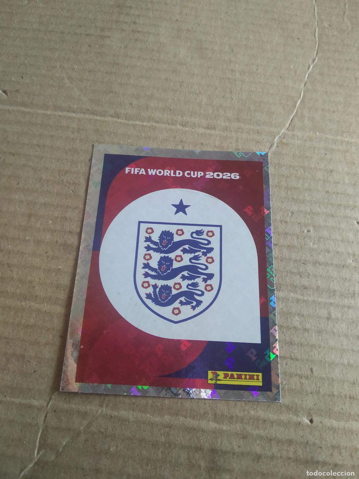 Cromos de f&uacute;tbol: ENG 1 ESCUDO INGLATERRA CROMO FUTBOL PANINI MUNDIAL 2026 WORLD CUP COPA DEL MUNDO