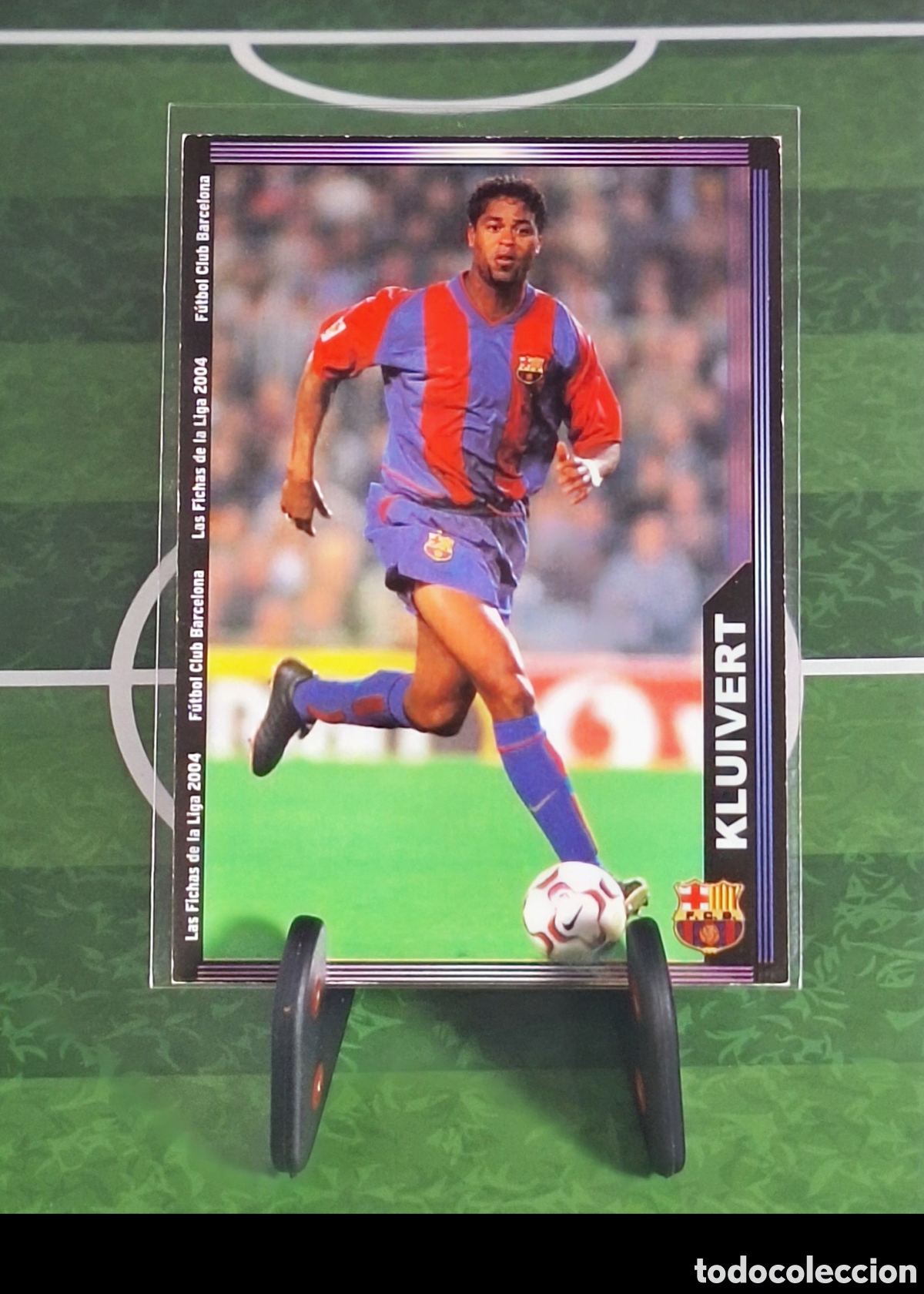 Football Stickers: KLUIVERT 157 FICHAS DE LA LIGA 2004 MUNDICROMO