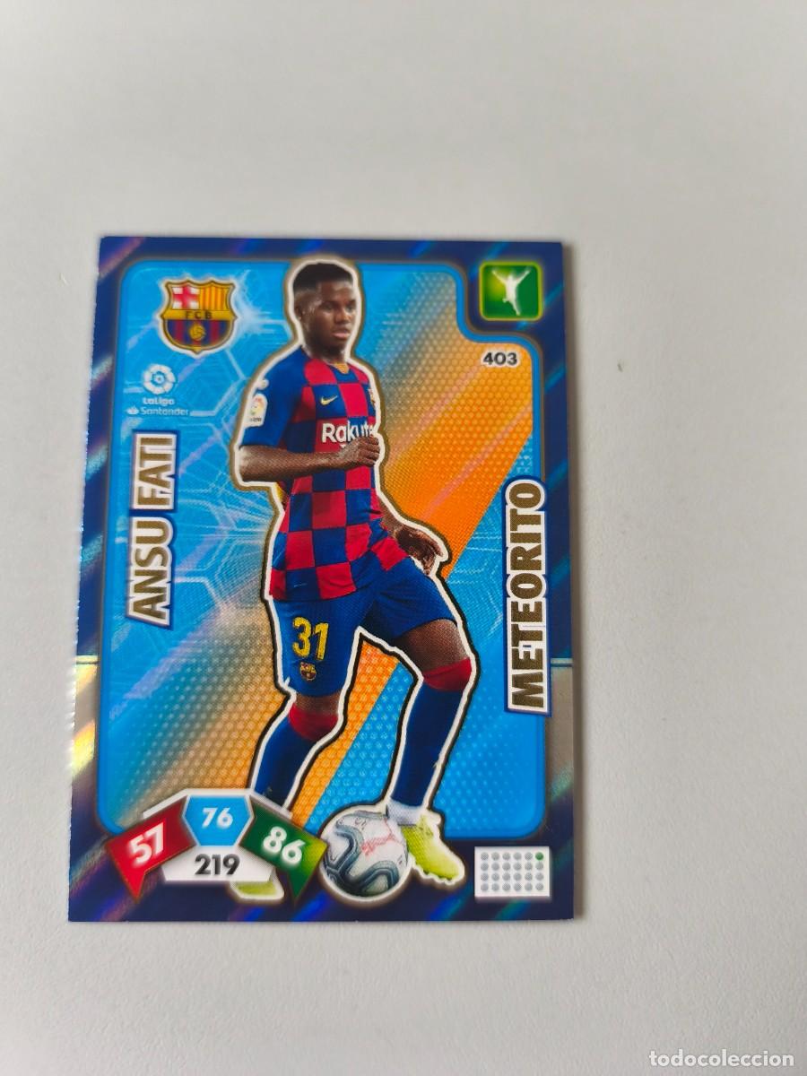 Football Stickers: ADRENALYN XL 19 20 BARCELONA ANSU FATI METEORITO 403 CJA1
