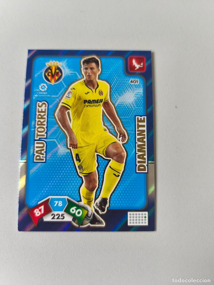 Football Stickers: ADRENALYN XL 19 20 VILLARREAL PAU TORRES DIAMANTE 401 CJA1