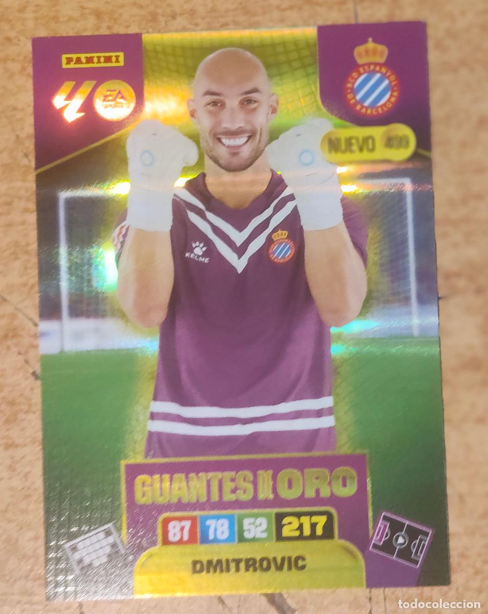 Football Stickers: 499 Marko Dmitrovic, RCD Espanyol, Nuevo Guantes de Oro, Panini Adrenalyn XL Liga 2025 2026 25 26
