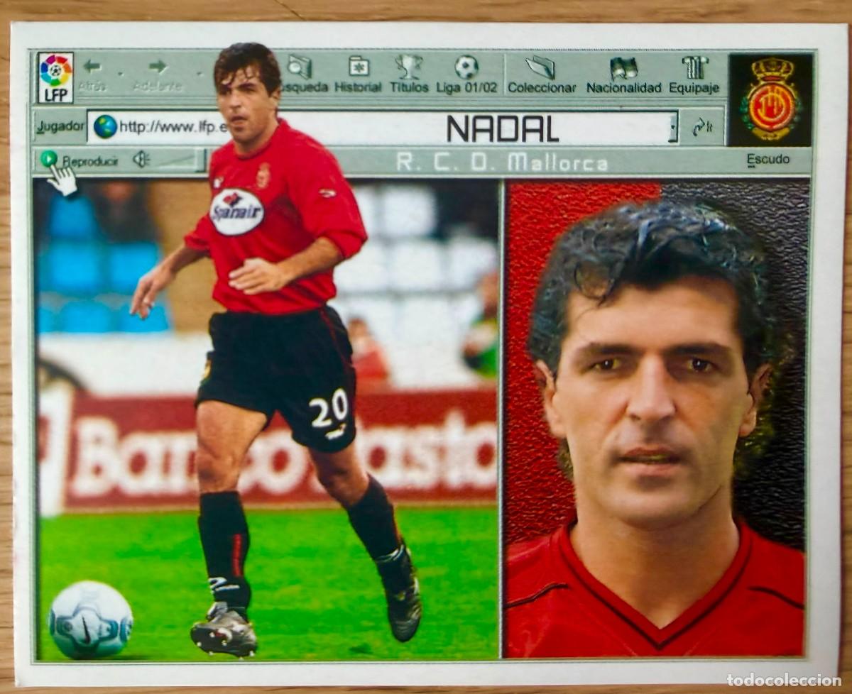 Football Stickers: NADAL REAL MALLORCA 01 02 2001 2002 LIGA EDICIONES ESTE SIN PEGAR STICKER CROMOS