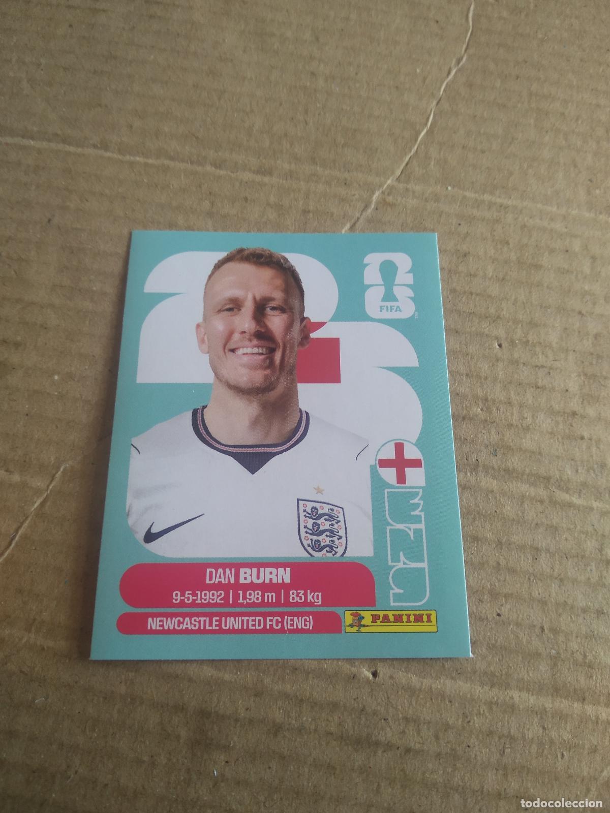 Cromos de f&uacute;tbol: ENG 8 DAN BURN INGLATERRA CROMO FUTBOL PANINI MUNDIAL 2026 WORLD CUP COPA DEL MUNDO
