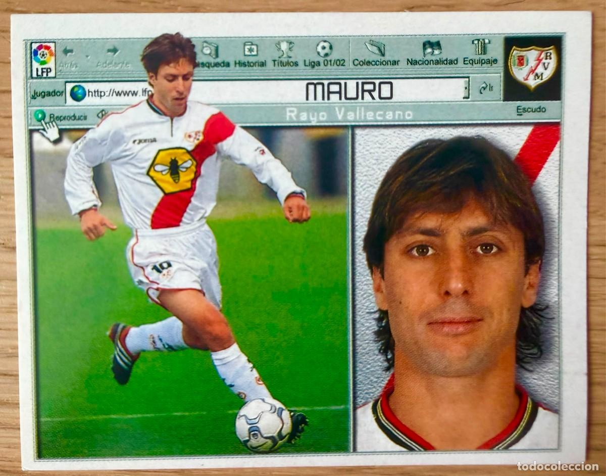 Cromos de Futebol: MAURO RAYO VALLECANO 01 02 2001 2002 LIGA EDICIONES ESTE SIN PEGAR STICKER CROMOS