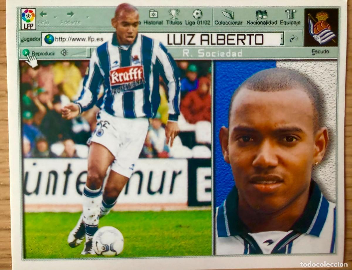 Cromos de Futebol: LUIZ ALBERTO REAL SOCIEDAD 01 02 2001 2002 LIGA EDICIONES ESTE SIN PEGAR STICKER CROMOS