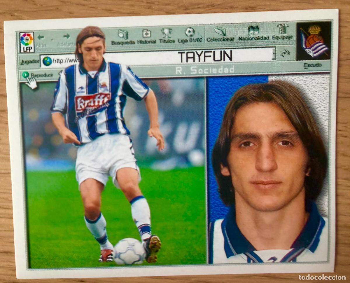 Cromos de Futebol: TAYFUN REAL SOCIEDAD 01 02 2001 2002 LIGA EDICIONES ESTE SIN PEGAR STICKER CROMOS