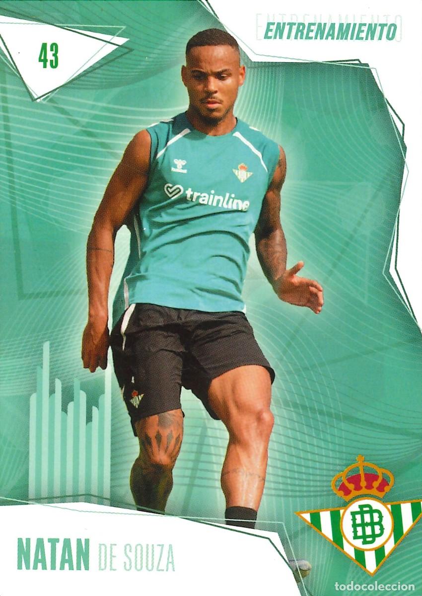 Cromos de f&uacute;tbol: FUTBOL - BETIS CARDS - 2025-2026 - 25-26 - REAL BETIS - 043 - NATAN DE SOUZA - ENTRENAMIENTO