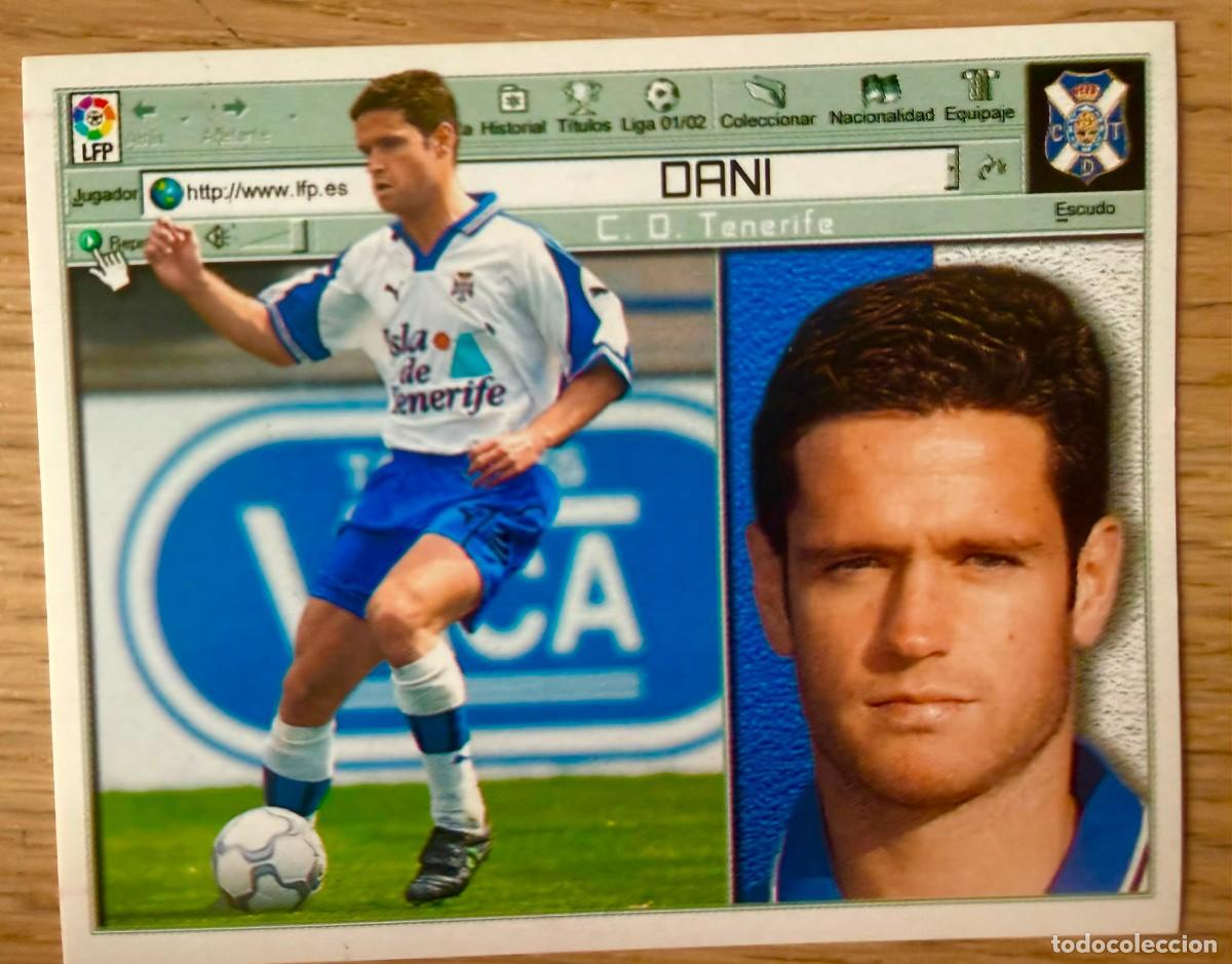 Cromos de f&uacute;tbol: DANI TENERIFE 01 02 2001 2002 LIGA EDICIONES ESTE SIN PEGAR STICKER CROMOS