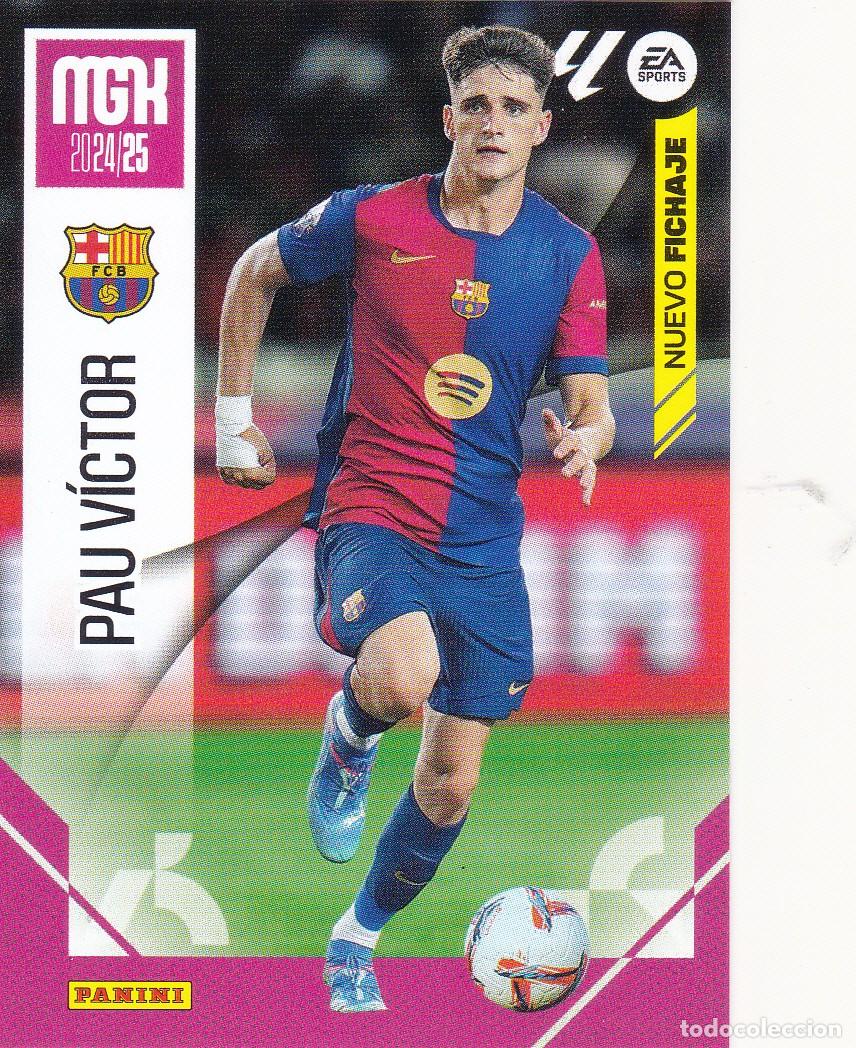 Cromos de f&uacute;tbol: MGK 2024-25 * PAU V&Iacute;CTOR N&ordm; 455 NUEVO FICHAJE * (NUEVO DE SOBRE) (A-3)