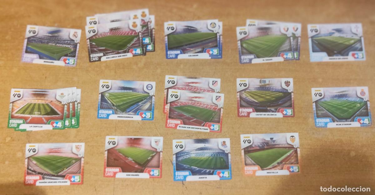 Cromos de f&uacute;tbol: 14 cromos de estadios club de futbol - adrenalyn 25 26 - 23 cromos - buen estado