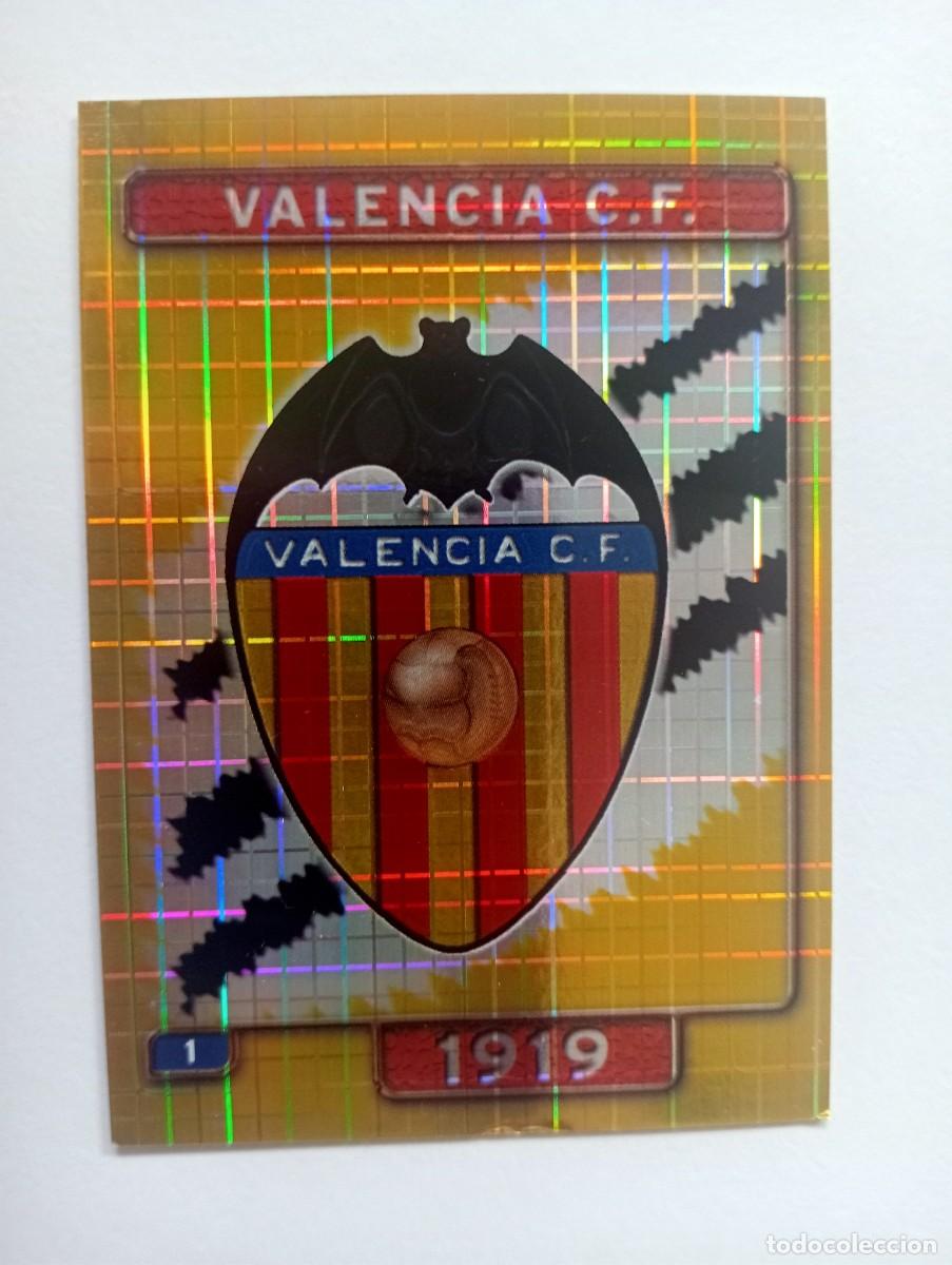 Cromos de f&uacute;tbol: CROMO FUTBOL VALENCIA C.F. MUNDI CROMO 2004-2005: ESCUDO