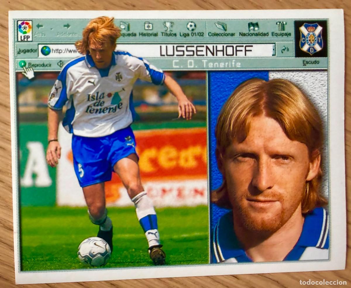 Cartes &agrave; collectionner de Football: LUSSENHOFF TENERIFE 01 02 2001 2002 LIGA EDICIONES ESTE SIN PEGAR STICKER CROMOS