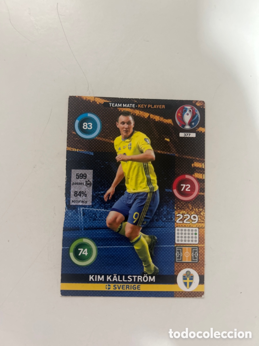 Cartes &agrave; collectionner de Football: Kim L&auml;llstr&ouml;m EURO2016 (377)