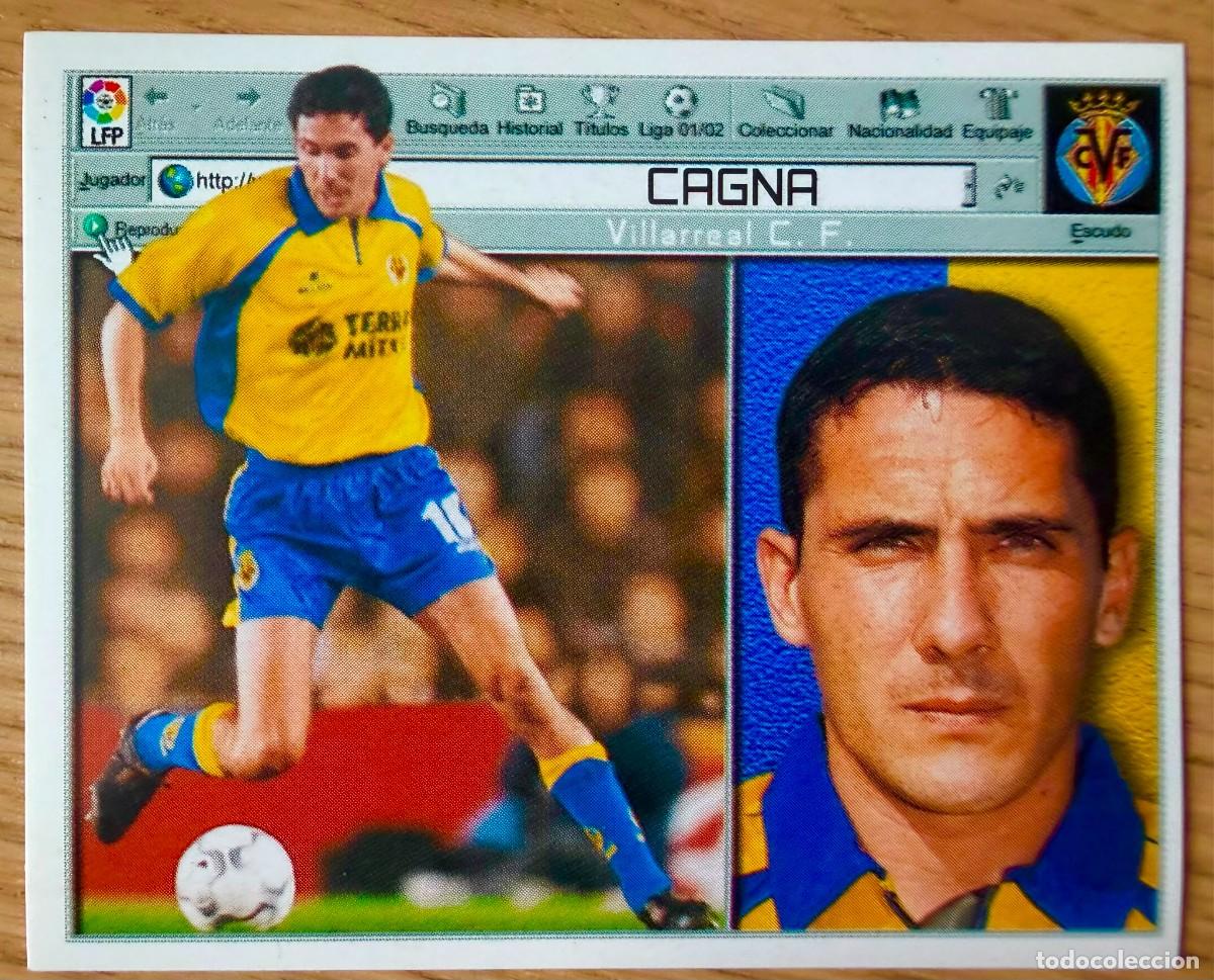 Cartes &agrave; collectionner de Football: CAGNA VILLARREAL 01 02 2001 2002 LIGA EDICIONES ESTE SIN PEGAR STICKER CROMOS