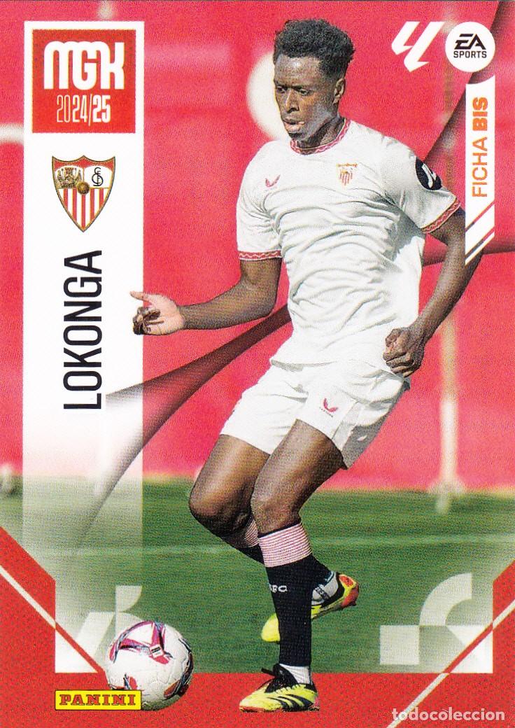 Cartes &agrave; collectionner de Football: MGK 2024-25 * LOKONGA N&ordm; 319 BIS * FICHA BIS * (NUEVO DE SOBRE) (A-3)