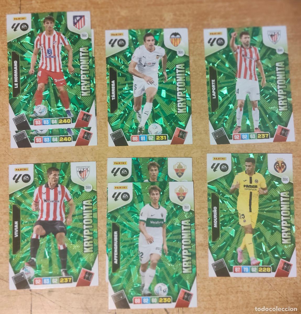 Cartes &agrave; collectionner de Football: Panini Adrenalyn XL 2025/2026 Kryptonita - 9 cromos - 6 distintos
