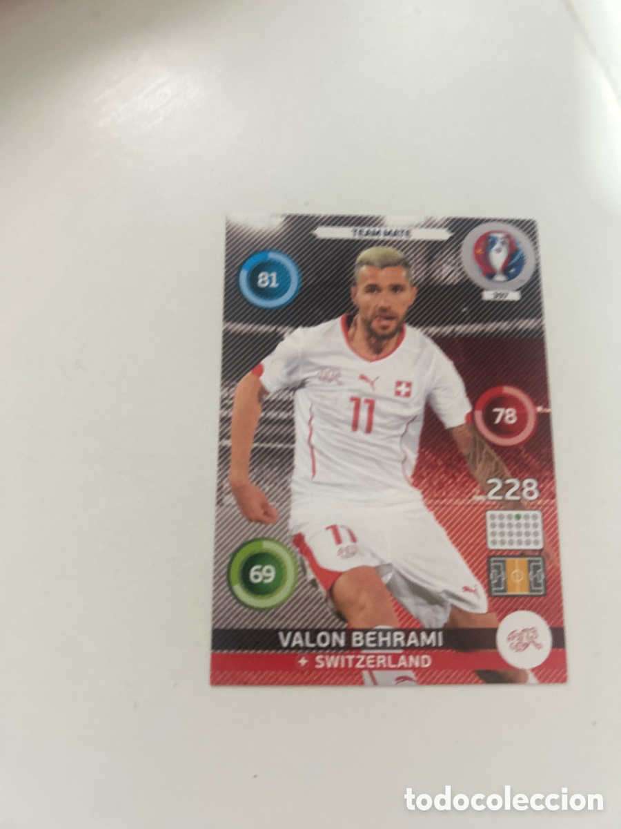 Cartes &agrave; collectionner de Football: Valon Behrami EURO2016 (397)