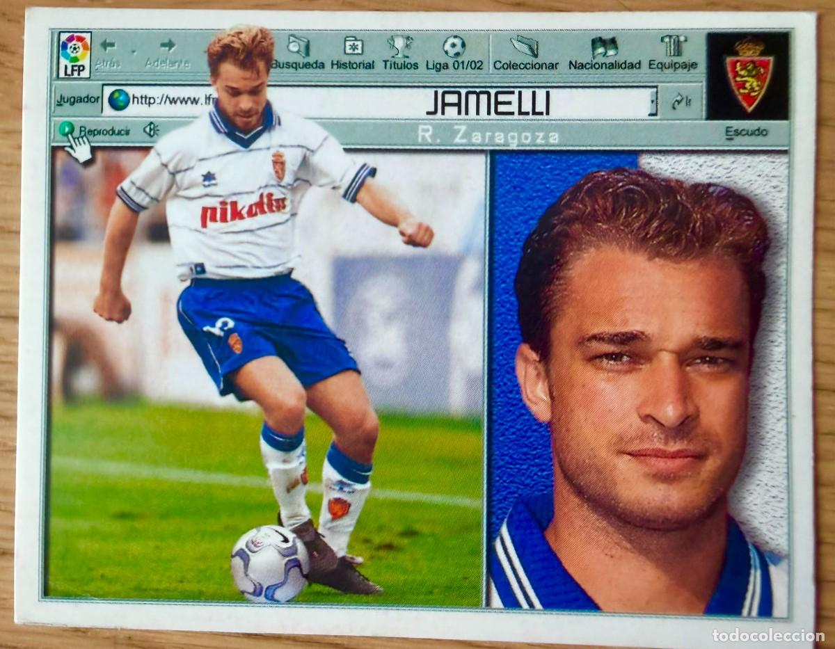 Cartes &agrave; collectionner de Football: JAMELLI REAL ZARAGOZA 01 02 2001 2002 LIGA EDICIONES ESTE SIN PEGAR STICKER CROMOS