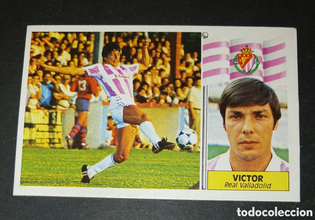 Cromos de Futebol: Cromo Victor Real Valladolid Ediciones Este Liga 1986 1987 86 87 Nunca Pegado Sin Pegar