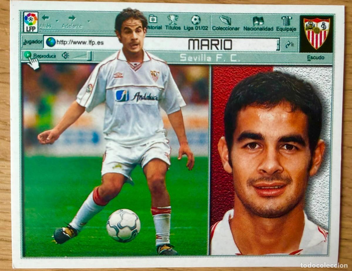 Football Stickers: FICHAJE 5 MARIO SEVILLA 01 02 2001 2002 LIGA EDICIONES ESTE SIN PEGAR STICKER CROMOS