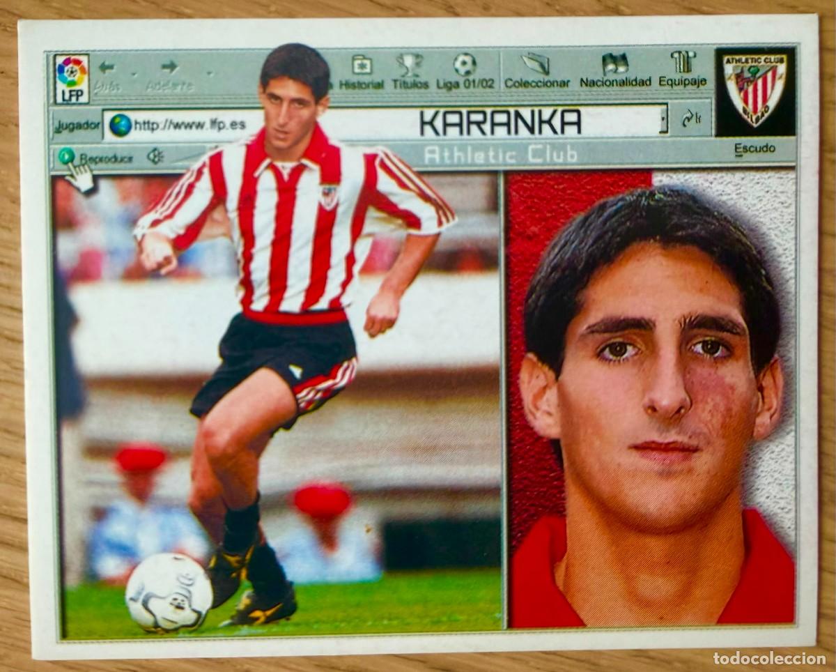 Fu&szlig;ball-Sticker: FICHAJE 11 KARANKA ATHLETIC BILBAO 01 02 2001 2002 LIGA EDICIONES ESTE SIN PEGAR STICKER CROMOS