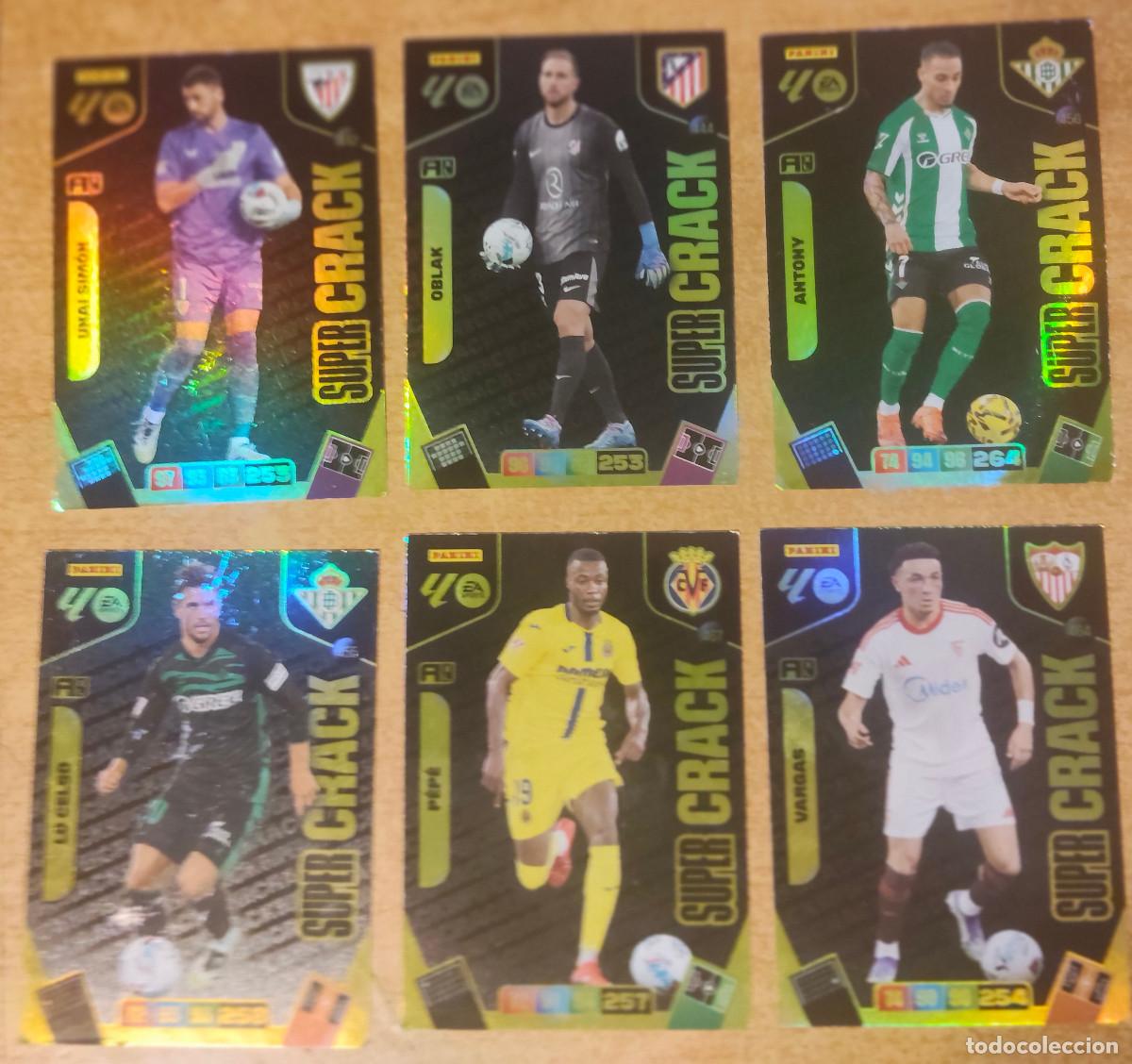 Fu&szlig;ball-Sticker: Colecci&oacute;n Adrenalyn XL F&uacute;tbol - super crack - 6 cromos - buen estado