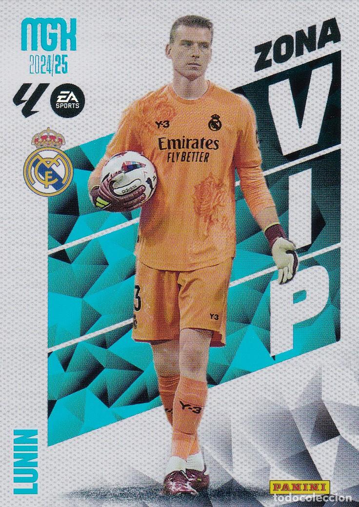 Cromos de f&uacute;tbol: MGK 2024-25 * LUNIN N&ordm; 399 - ZONA VIP * (NUEVO DE SOBRE) (A-3)